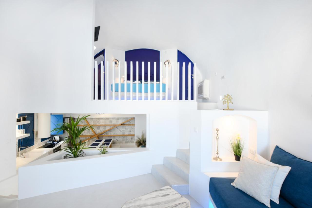 Blue White Residence Monólithos Esterno foto