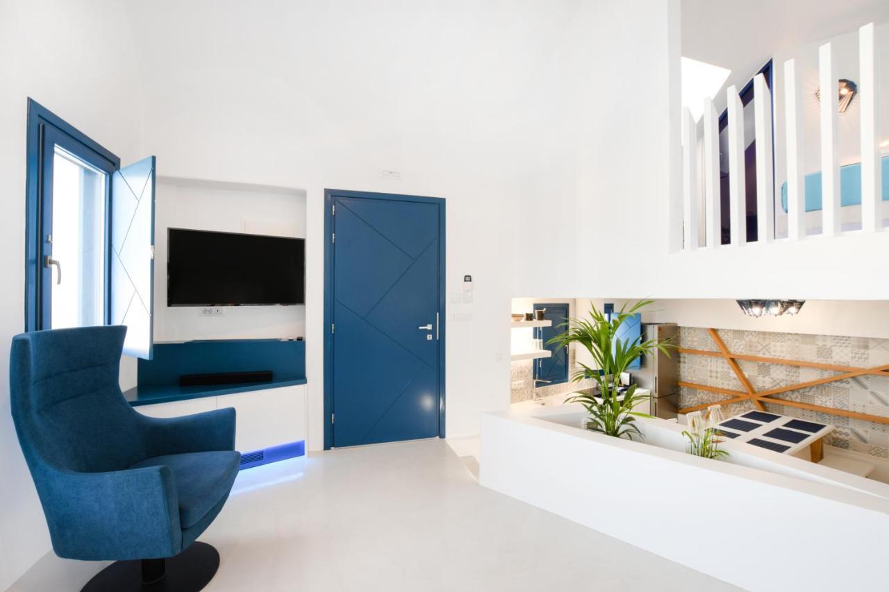Blue White Residence Monólithos Esterno foto
