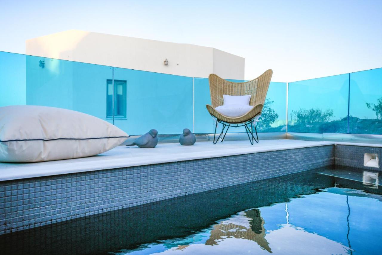 Blue White Residence Monólithos Esterno foto