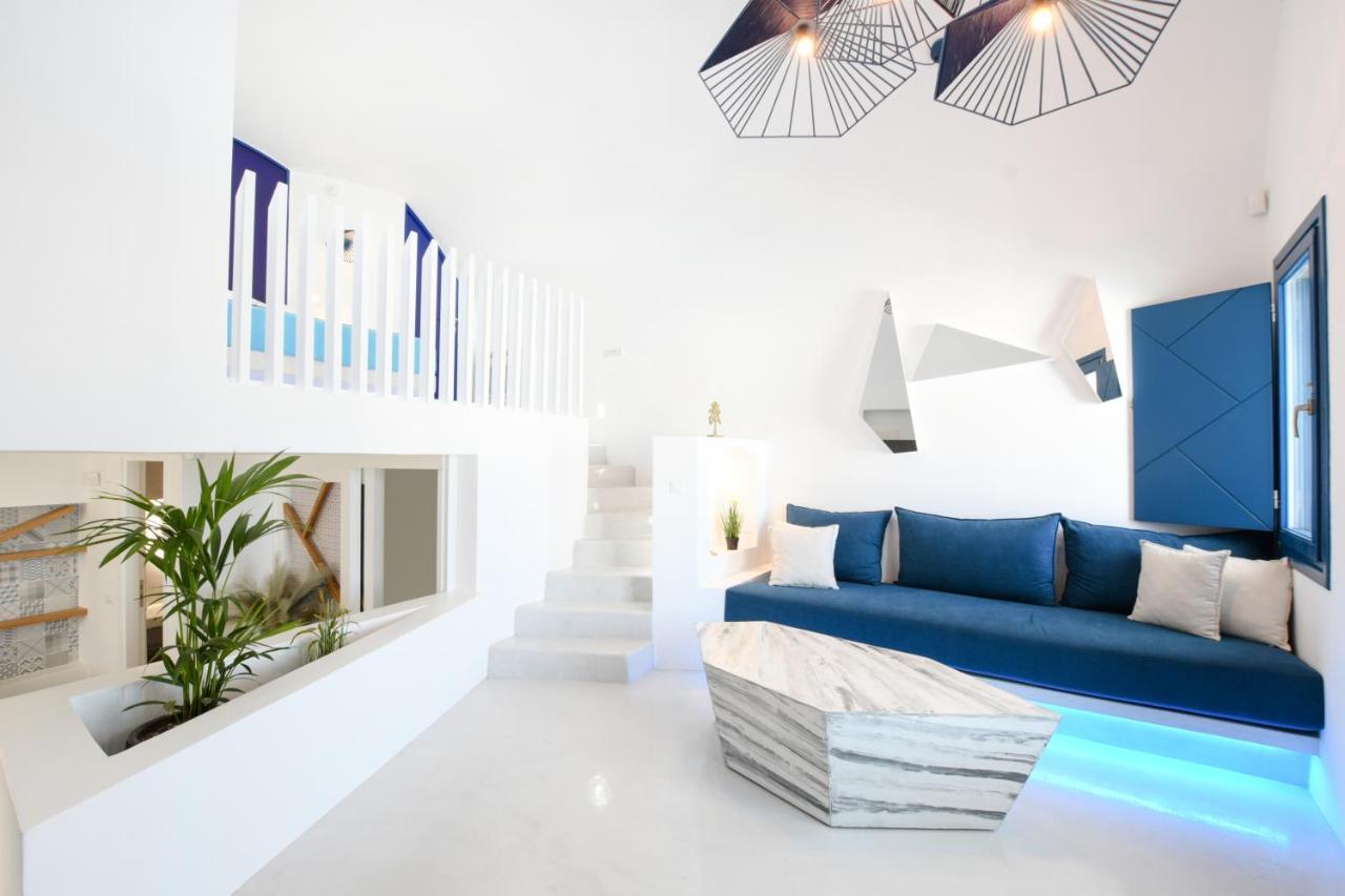 Blue White Residence Monólithos Esterno foto